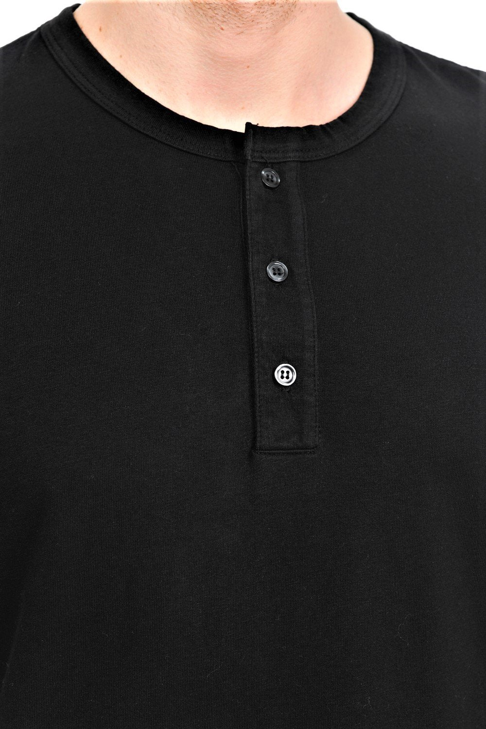 YURO-K Men's Garment Dyed Premium Cotton Classic Short Sleeve Henley with Binded Neck T-Shirt Small - 2X Large