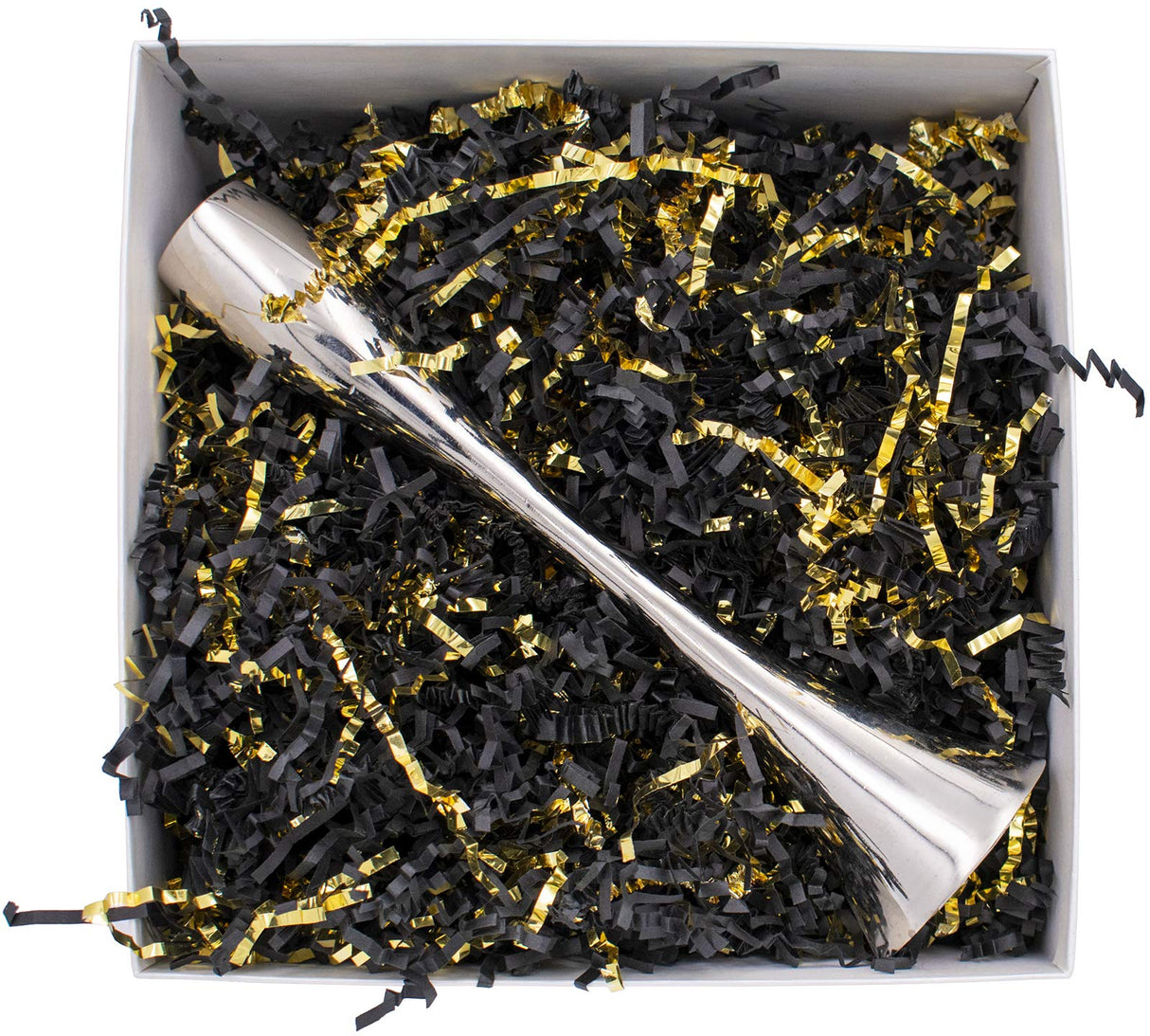 Stephanie Imports Made In USA 3-Ply Crinkle Cut Shredded Paper 2 lbs (Red & Green Christmas Mix)