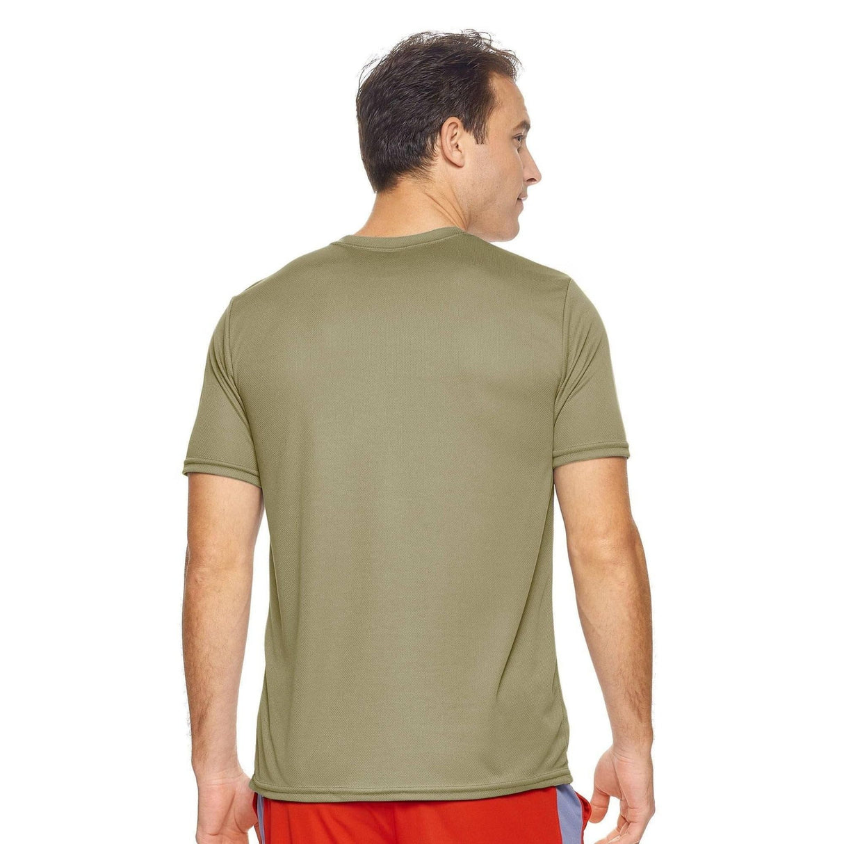 Expert Brand USA-Made Men's Oxymesh Crewneck Short Sleeve Active T-Shirt for Sports Hiking Running Gym