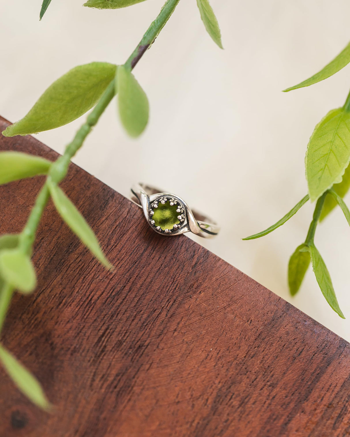 Bottled Up Designs Handmade Primitive Twist Adjustable Ring, Recycled Mason Jar, Sterling Silver, Eco Friendly, Made in USA, Birthday Gift, Mothers Day, Anniversary (Mason Jar Aqua)