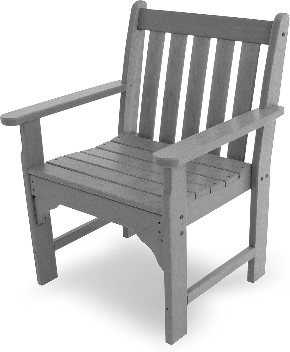POLYWOOD® Vineyard Conversation Chair, Slate Grey
