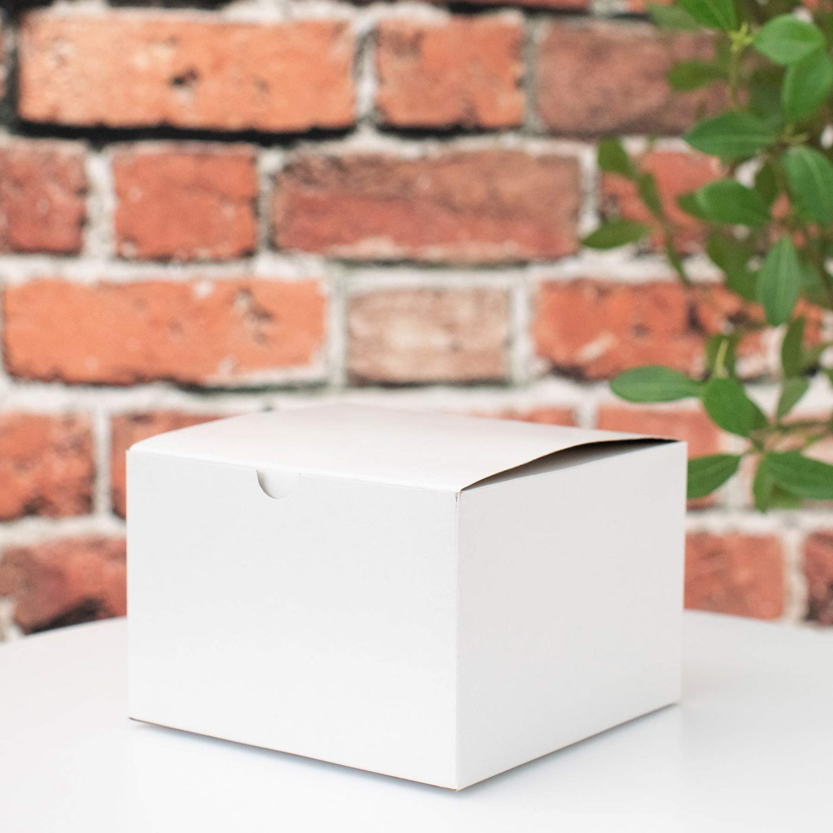 Made in USA 10-Count Recycled Brown Kraft Gift Boxes (5" X 5" X 3") with Tuck Lids for Weddings, Crafting and Baking Packaging Needs