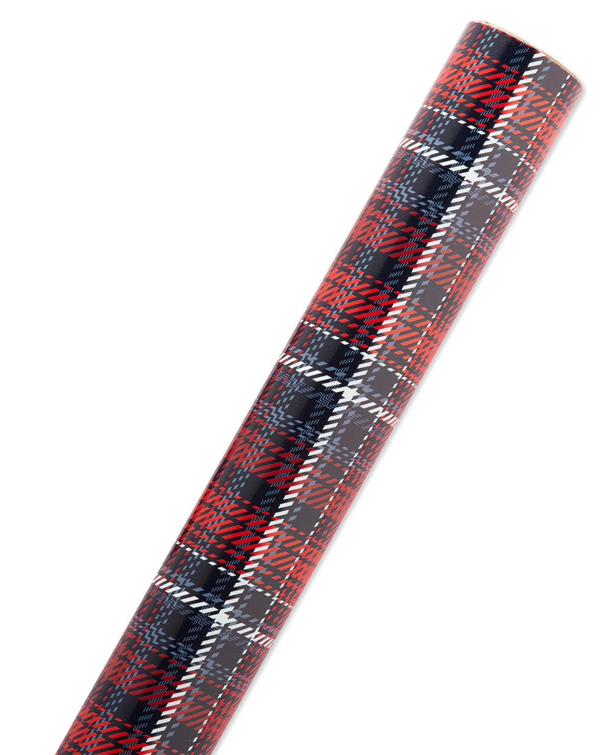 American Greetings 175 sq. ft. Reversible Wrapping Paper for Christmas and All Holidays, Red and Black Plaid (1 Jumbo Roll 30 in. x 70 ft.)