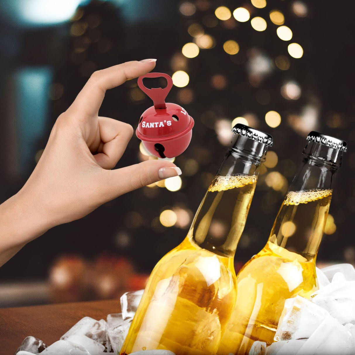 Bevin Bells Believe Sleigh Bells Ornament (3-Pack) | 1.5" Made of Steel | Hanging Bells with a Red Satin Believe Ribbon | Great Tone | Xmas Gift or Stocking Stuffer | Made in The USA