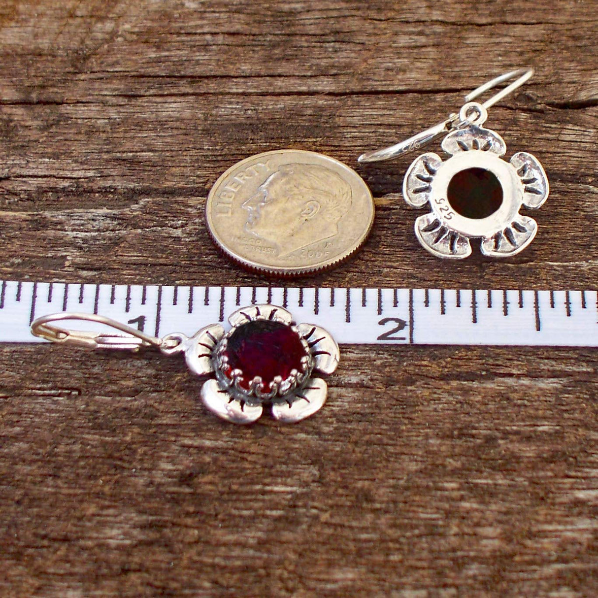 Bottled Up Designs Handmade Bloom Once More Earrings, Recycled Vintage Glass, Sterling Silver, Eco Friendly, Made in USA, Birthday Gifts, Mothers Day, Women, Anniversary (Olive Wine Bottle)