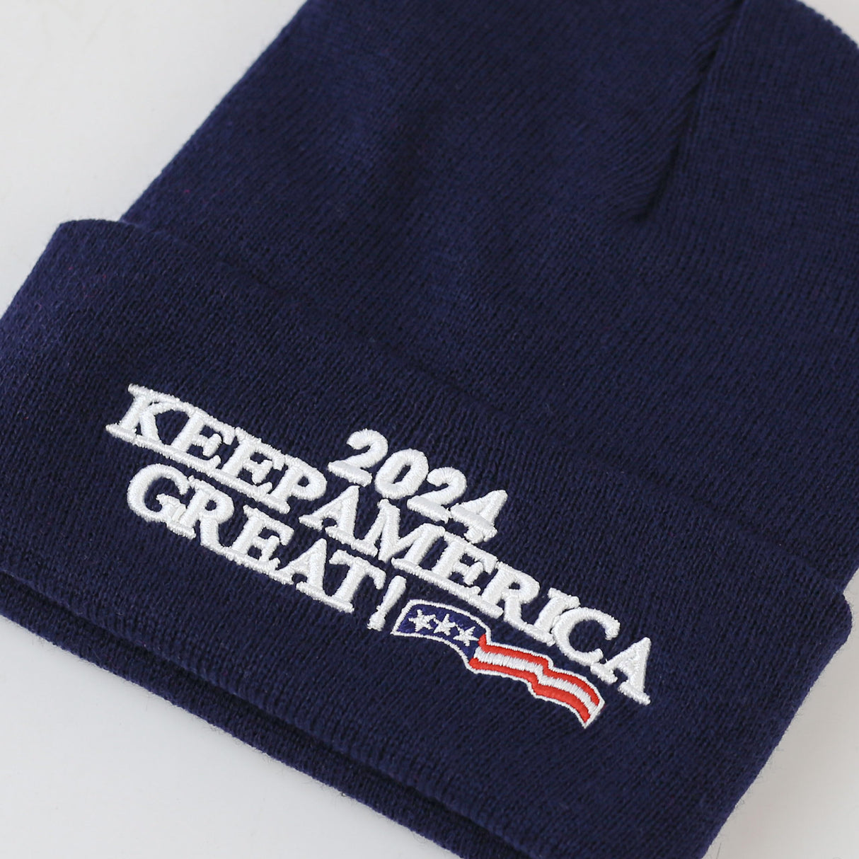 Made in USA Exclusive 2024 47th President 3D Trump Skull Knit Beanie Cap President Beanie Hat