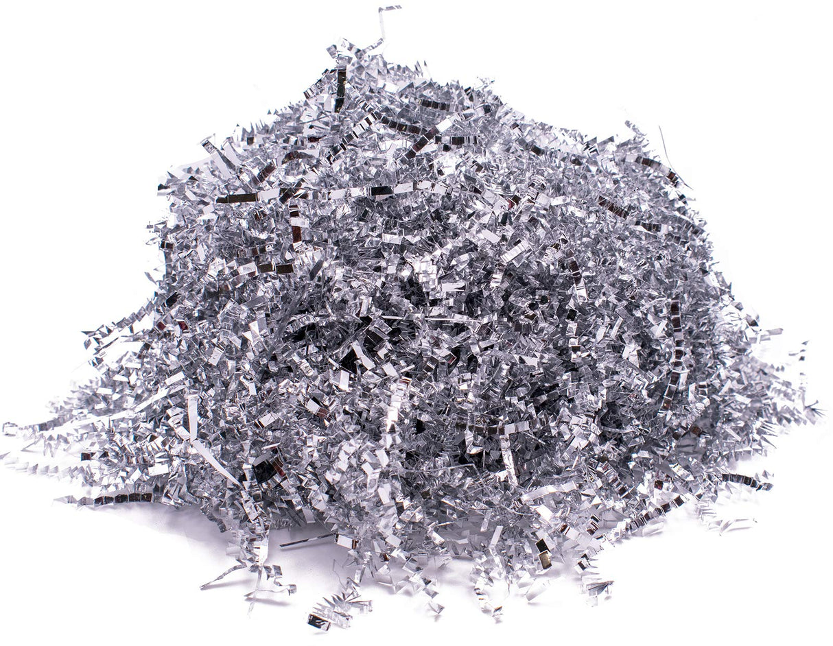 Stephanie Imports Made In USA 3-Ply Crinkle Cut Shredded Paper 2 lbs (Red & Green Christmas Mix)