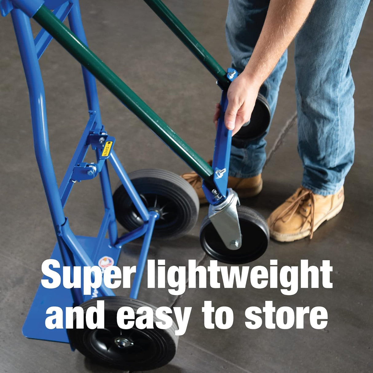 800 lbs Quick Latch Hand Truck, Metal Frame