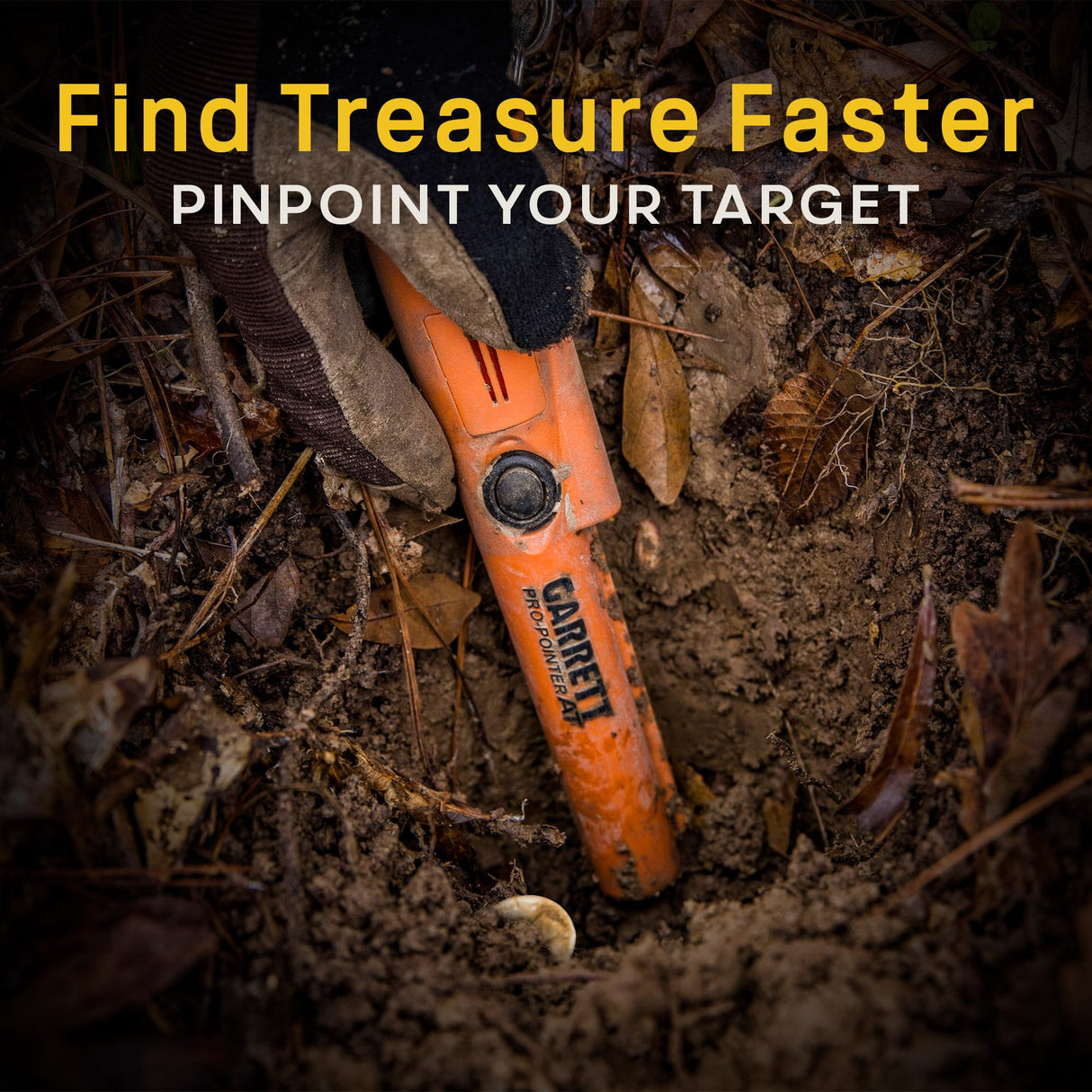 Garrett Pro-Pointer A.T. Pinpointer Metal Detector for Adults, Made in USA, Waterproof