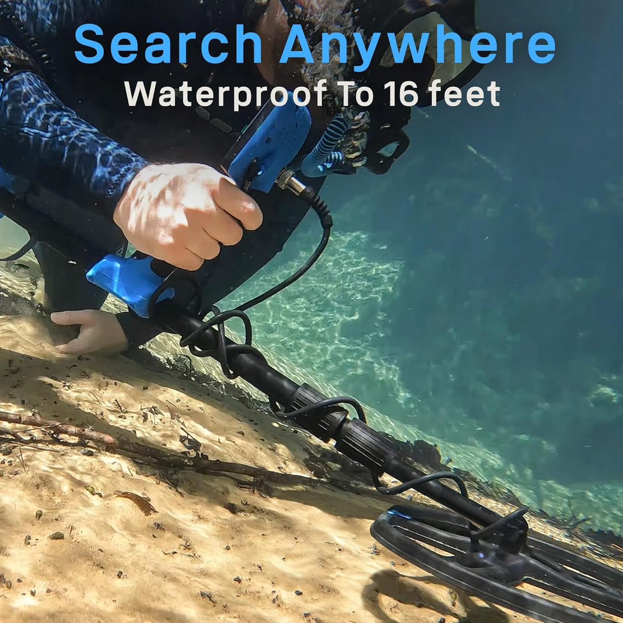 Garrett Vortex VX9 - Metal Detector for Adults Professional - MD-MF Technology - Waterproof to 16 ft, 8.5” x 11” Searchcoil, 7 Frequency Options, Three-Tiered Target ID Scales - Weighs 2.9 Pounds