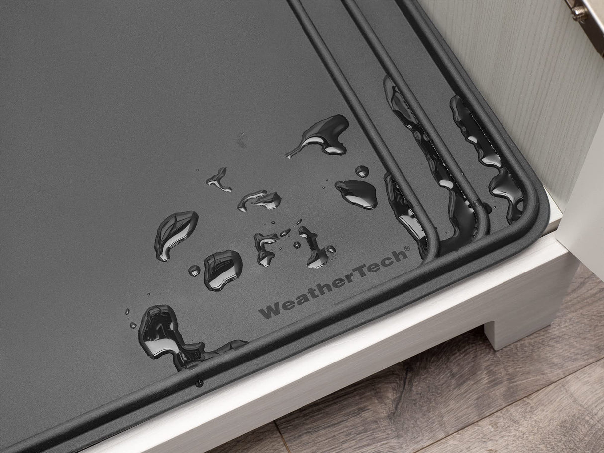 WeatherTech SinkMat – Waterproof Under Sink Liner Mat for Kitchen Bathroom – 34” x 22” Inches - Durable, Flexible Tray – Home undersink Organizer Must Haves, Black