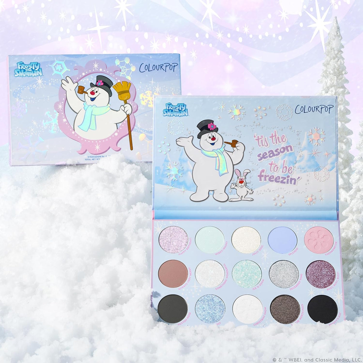 ColourPop Frosty the Snowman x ColourPop Eyeshadow Palette
