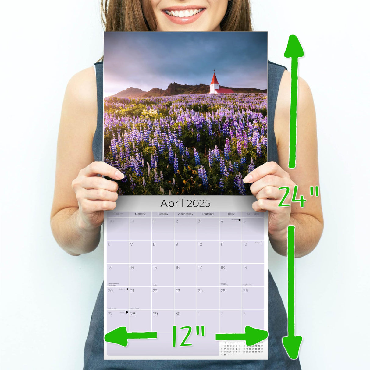 Trump Calendar 2025 Donald Trump Gifts 45 47 President Monthly Wall Calender 12 Month - MAGA - Made In The USA