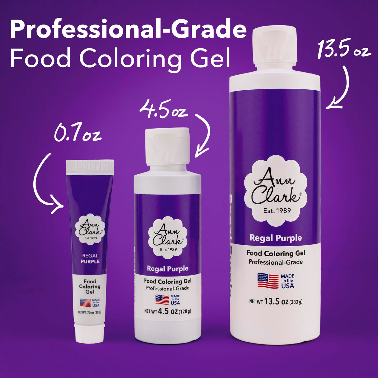 Ann Clark Super Red Food Coloring Gel .70 oz. Professional Grade Made in USA