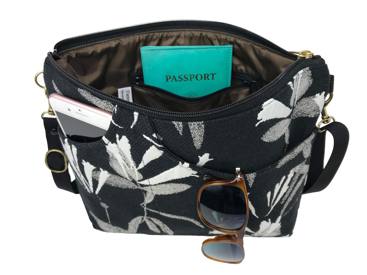 Danny K. Women's Tapestry Bag Shoulder Handbag, Large Zipper Purse Handmade in the USA