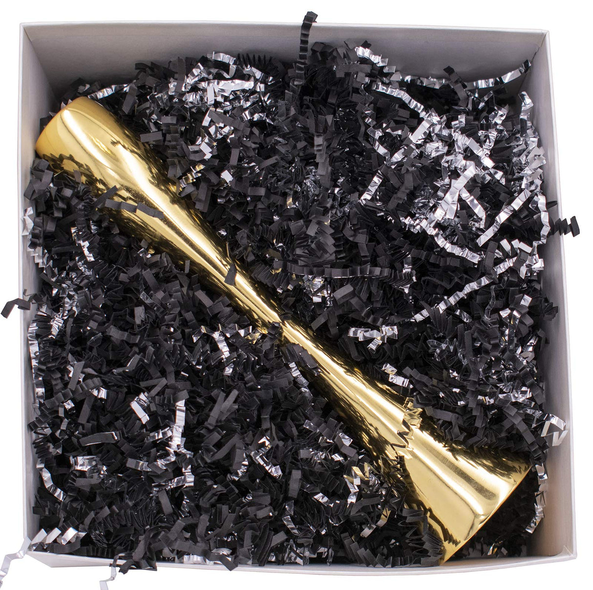 Stephanie Imports Made In USA 3-Ply Crinkle Cut Shredded Paper 2 lbs (Red & Green Christmas Mix)