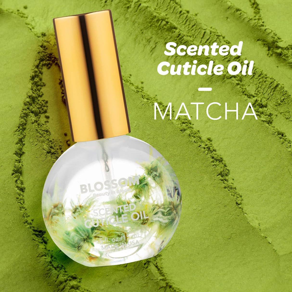 Blossom Scented Cuticle Oil, Infused with Real Flowers, Hydrating, Moisturizing, Strengthening, Made in USA, 0.5 fl. oz, Amazon Exclusive, Watermelon