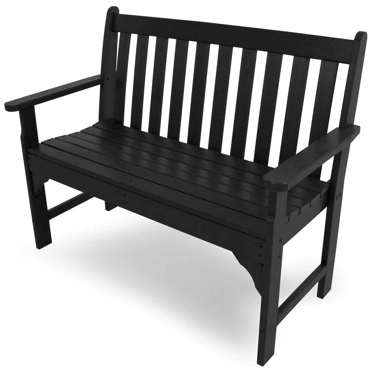 POLYWOOD GNB48TE Vineyard 48" Bench, Teak