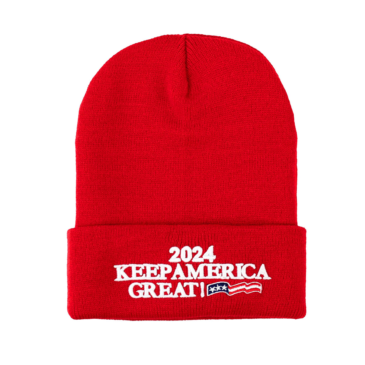 Made in USA Exclusive 2024 47th President 3D Trump Skull Knit Beanie Cap President Beanie Hat