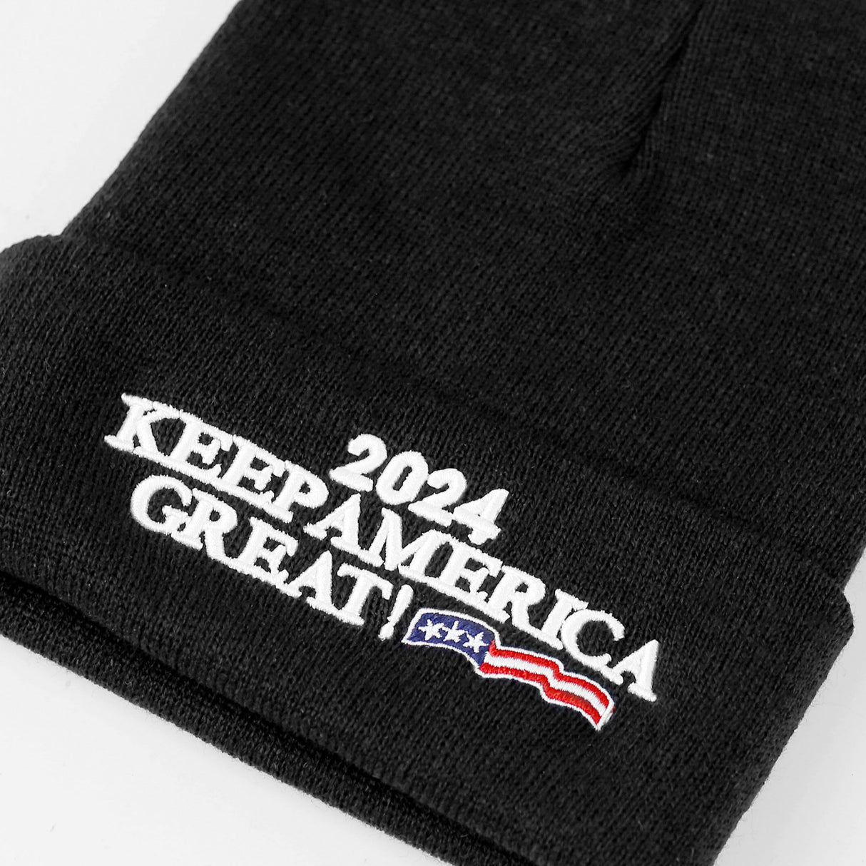 Made in USA Exclusive 2024 47th President 3D Trump Skull Knit Beanie Cap President Beanie Hat