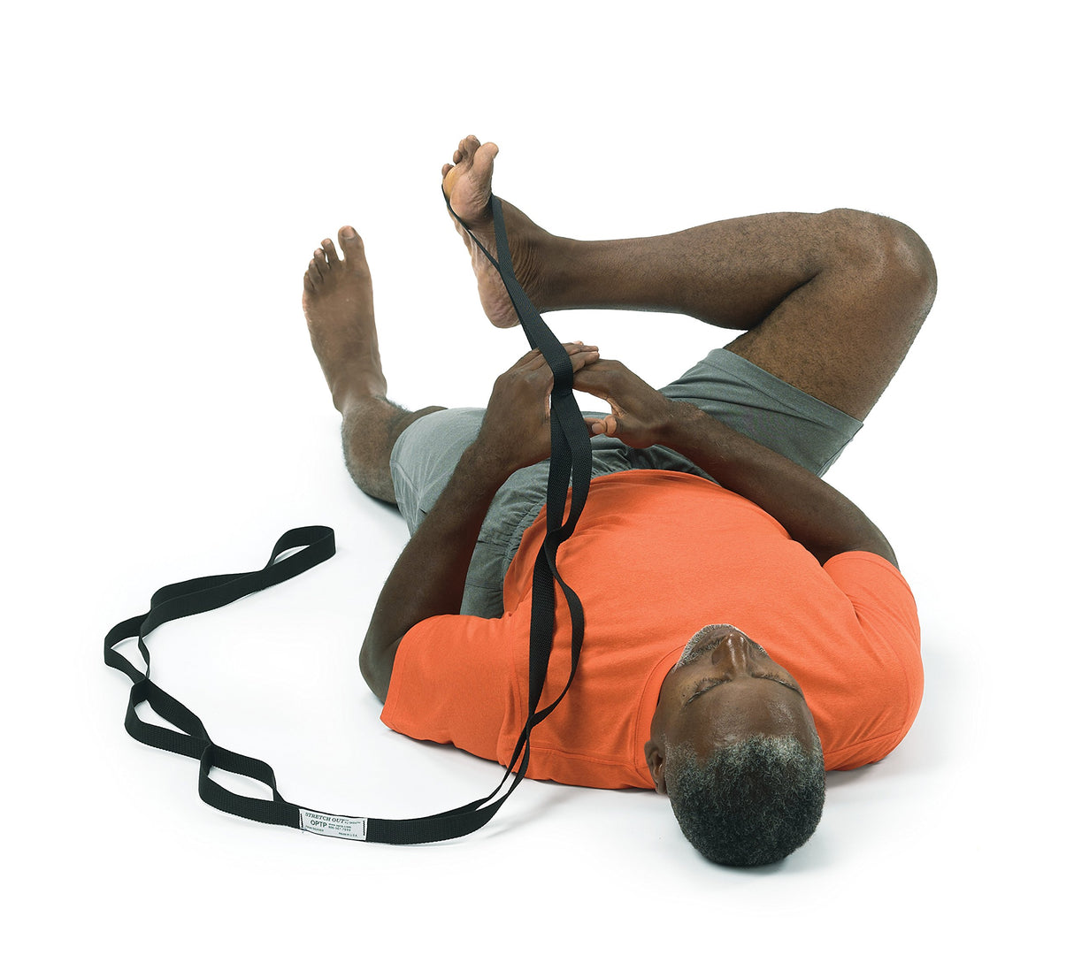 OPTP The Original Stretch Out Strap with Exercise Poster, USA Made Top Choice Stretch Out Straps for Physical Therapy, Yoga Stretching Strap or Knee Therapy Strap (XL)