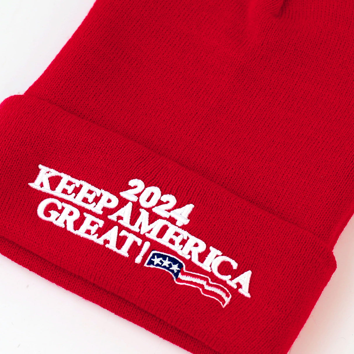 Made in USA Exclusive 2024 47th President 3D Trump Skull Knit Beanie Cap President Beanie Hat