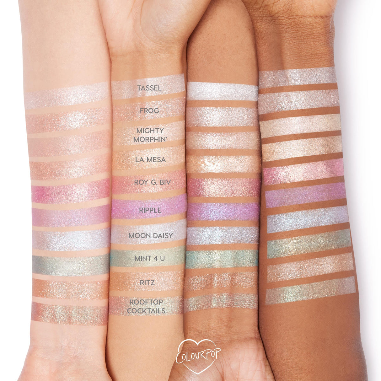 ColourPop Super Shock Shadow - High-Pigment, Crème-Powder Eye Makeup - Single Glitter Eyeshadow with Zero Fallout and Unique Bouncy Texture - Soft Seafoam Green Eyeshadow - Obvi (0.07 oz)