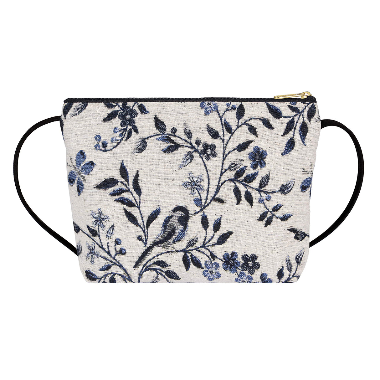 Danny K. Women's Tapestry Zipper Purse Crossbody Handbag, Adjustable Cord, Handmade in USA