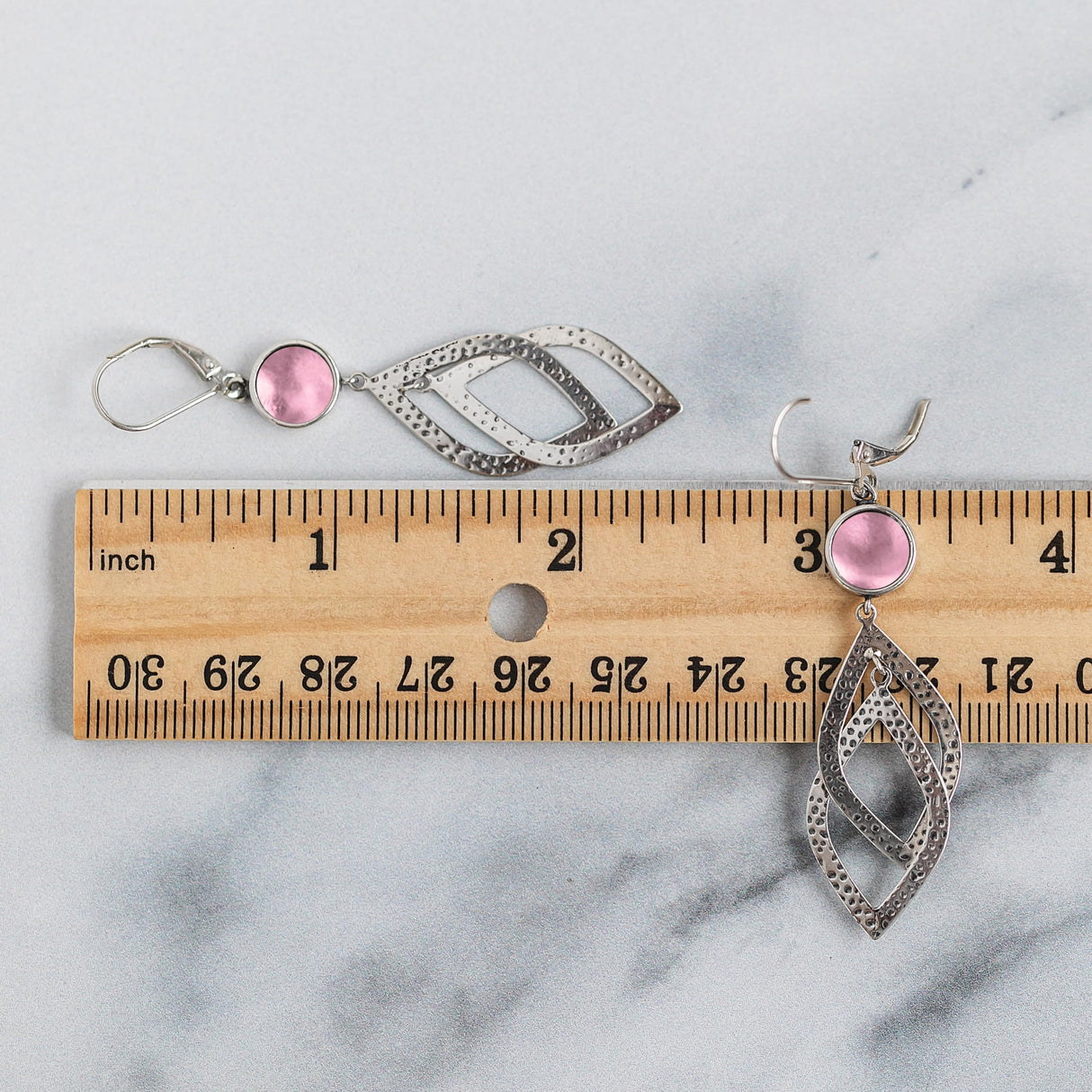 Bottled Up Designs Handmade Recycled Antique Glass and Sterling Silver Cascade Earrings (Olive Wine Bottle)