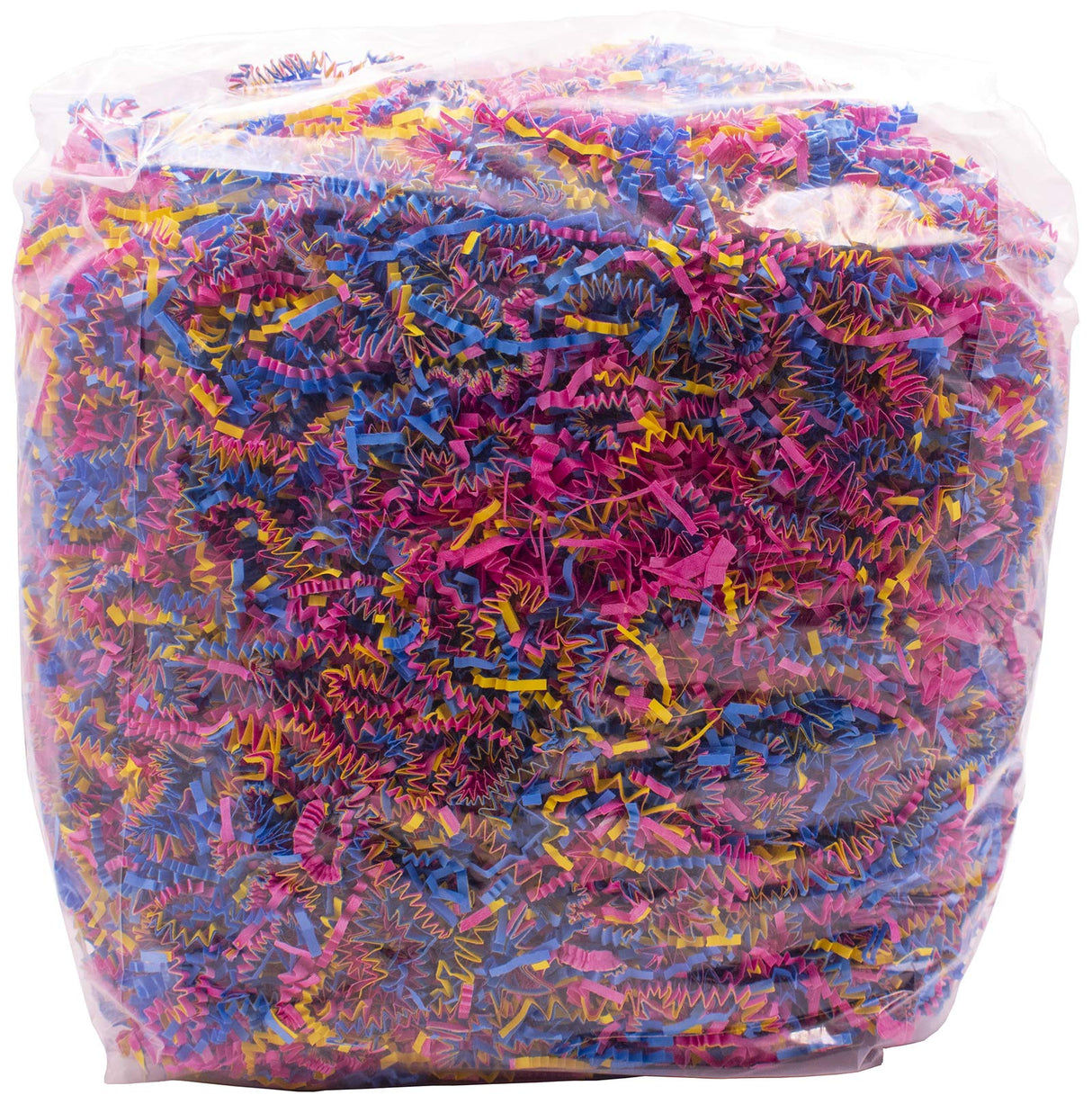 Stephanie Imports Made In USA 3-Ply Crinkle Cut Shredded Paper 2 lbs (Red & Green Christmas Mix)