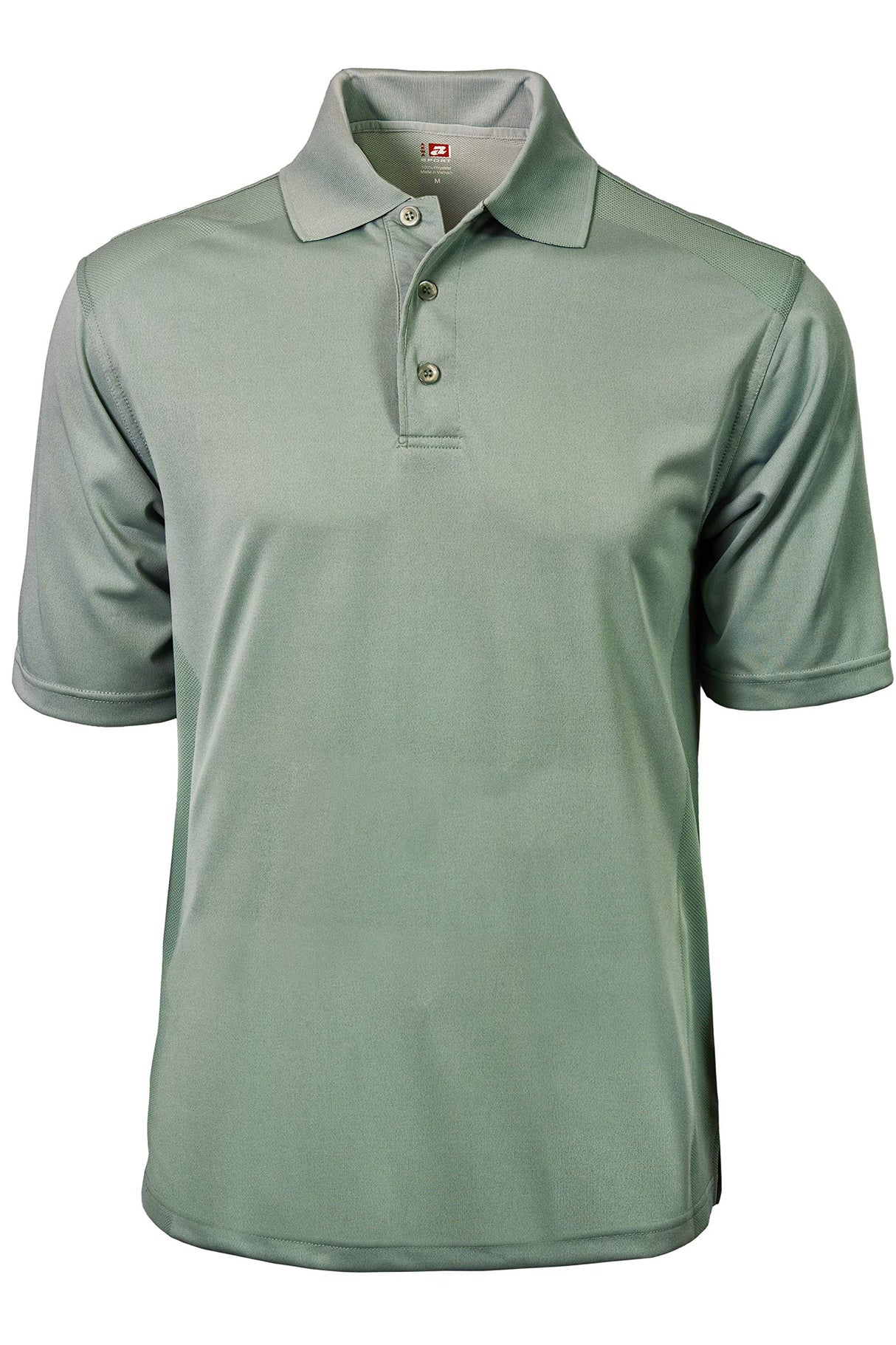 Akwa Men's Dry Wicking Golf Polo Body Mapping Mesh Design 100% Polyester Seamless Ventilation Zones