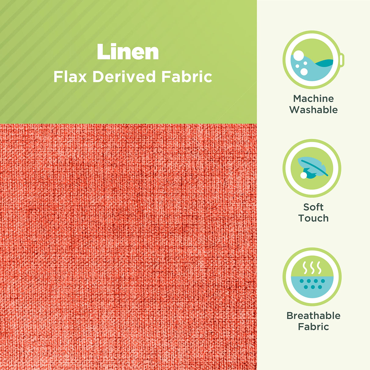 Bean Products Neck Roll Pillowcases | Cotton, 10 oz. Heavy Duty | Navy (6" x 16")