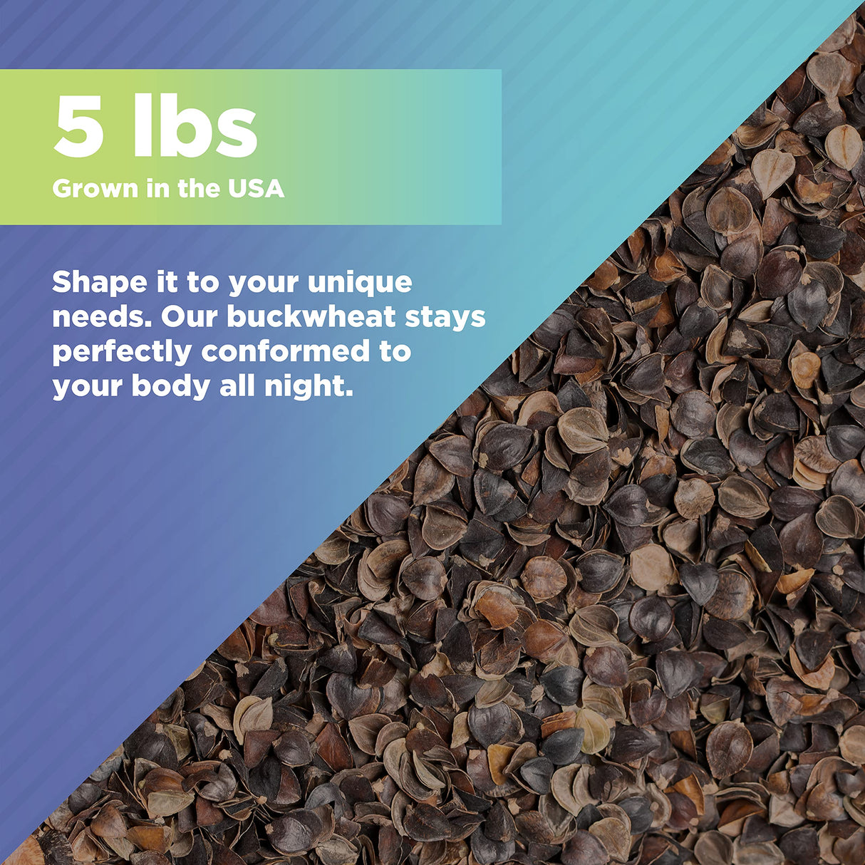 Bean Products Organic Millet Hulls | 100% Organically Grown in The USA | Great for Filling Pillows, Yoga Bolsters, Cushions & More | Chemical Free and Hypoallergenic | 5lbs