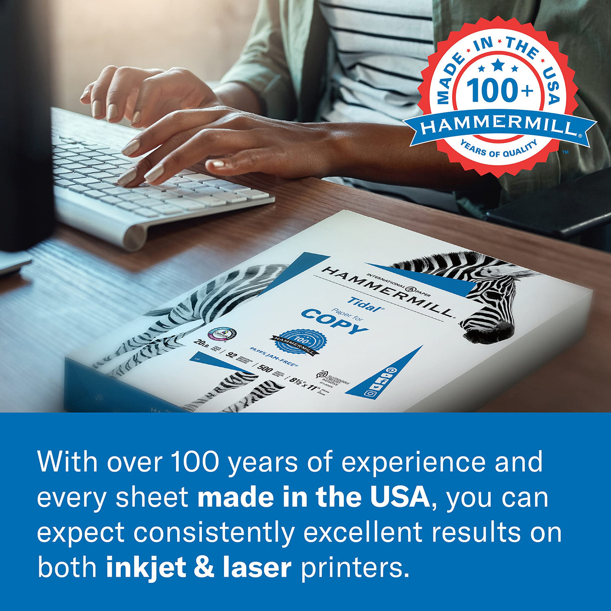 Hammermill Printer Paper, 20 Lb Copy Paper, 8.5 x 11 - 3 Ream (1,500 Sheets) - 92 Bright, Made in the USA, 500 Count (pack of 3)