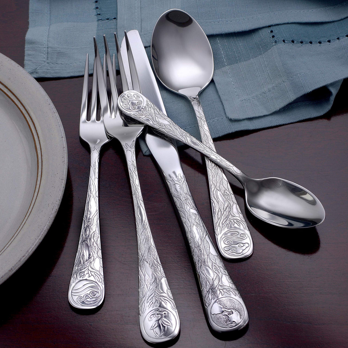 Liberty Tabletop Earth 45pc Set Service For 8 Serving Set Included MADE IN USA