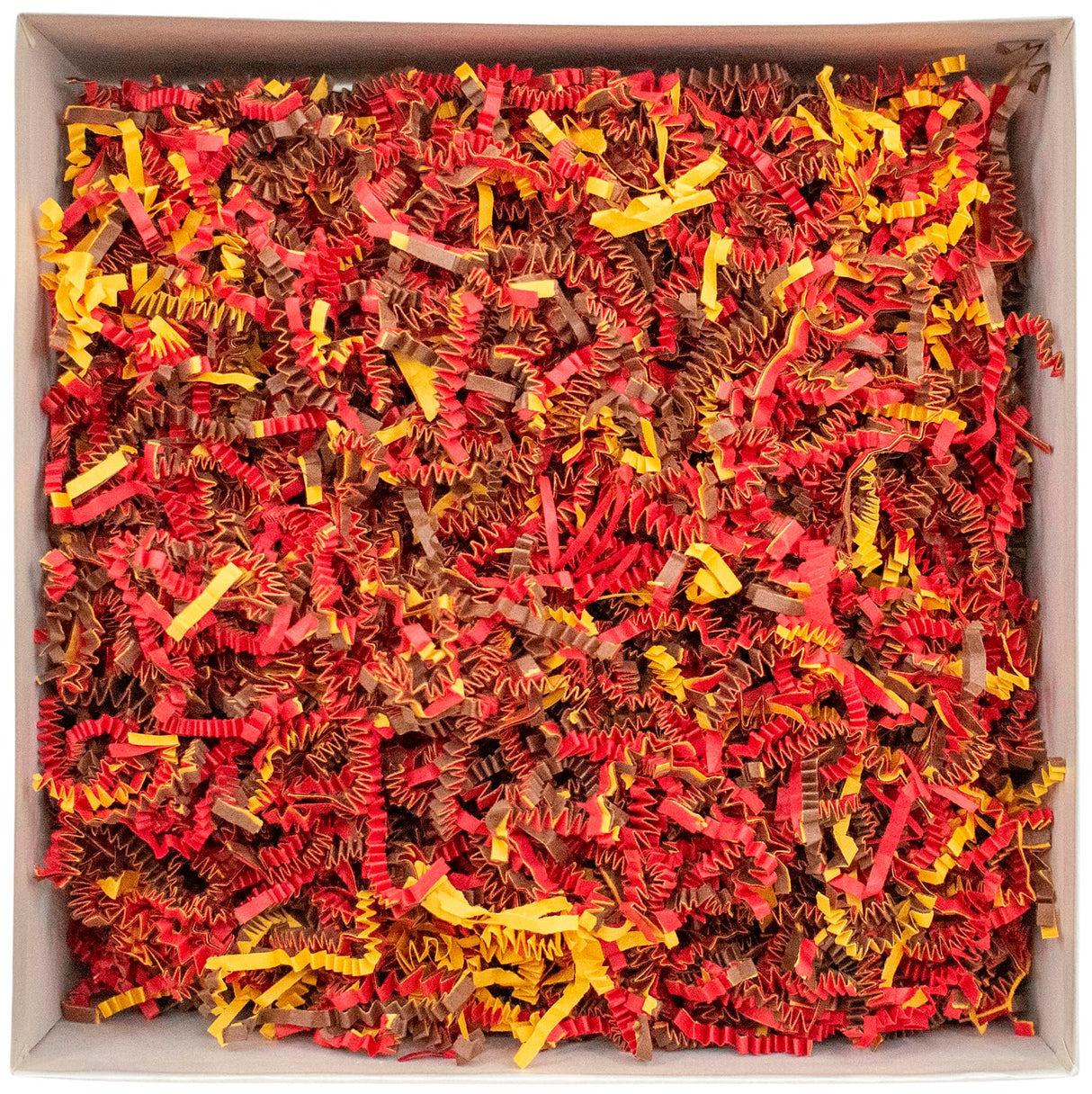 Stephanie Imports Made In USA 3-Ply Crinkle Cut Shredded Paper 2 lbs (Red & Green Christmas Mix)