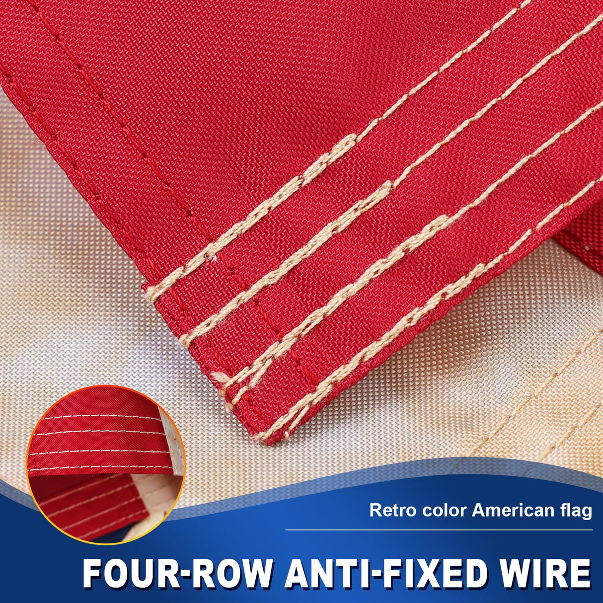 100% Made in USA American Flags 3x5 Ft Outside,American Flag Outdoor Heavy Duty,Us Flag 3x5 Longest Lasting Usa Flag, Built For Outdoor Use,(100% In Usa)