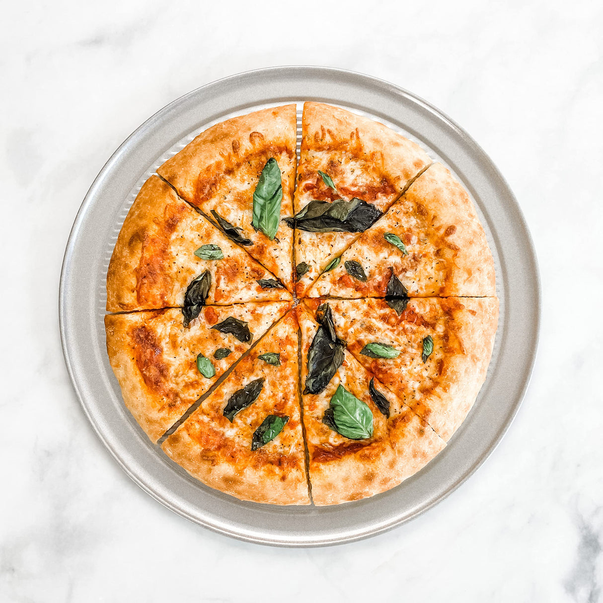 USA Pan Wide Rim Nonstick Pizza Pan, 16 inch, Aluminized Steel