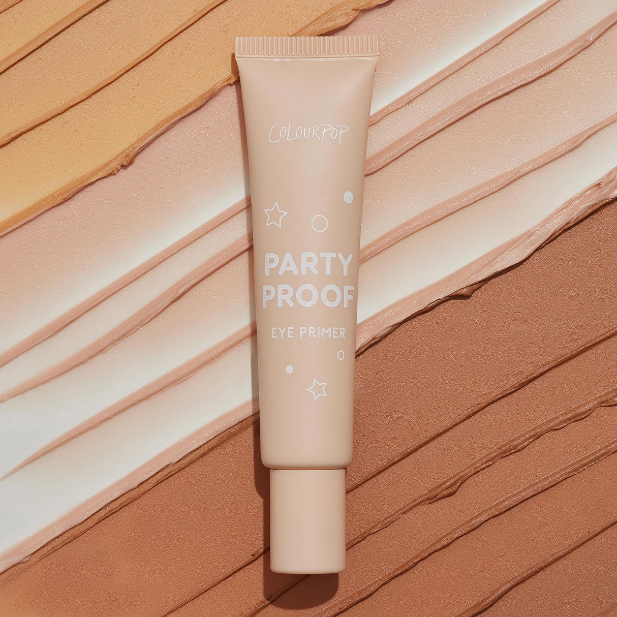 ColourPop Party Proof Eye Primer - Translucent Eyeshadow Primer for Long-Lasting Eye Makeup - Preps Skin for Smooth Makeup Application - Caramel (0.42 oz)