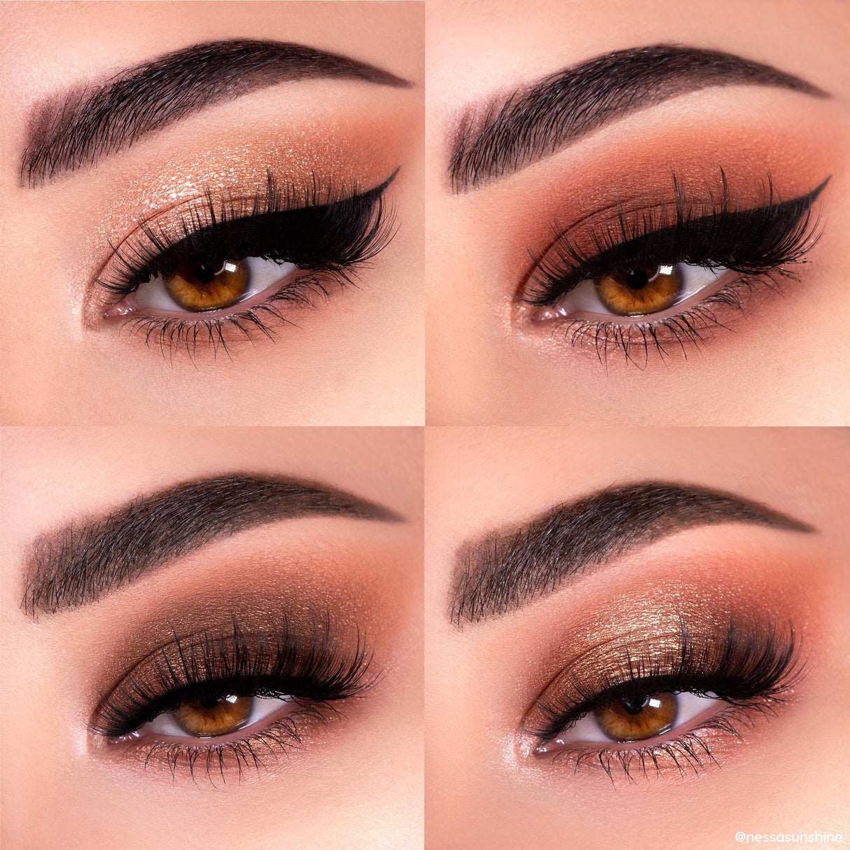 ColourPop Blush Crush Shadow Palette - Brown, Gold & Pink Shadow Palette with Metallic and Matte Finishes - High-Pigment Makeup with a Long-Wearing Formula (0.3 oz)