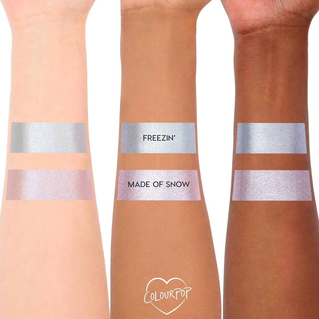 ColourPop x Frosty the Snowman Jelly Much Gel Eyeshadow - Glitter Eyeshadow with a Water-Based Gel Formula - Provides Intense Color Payoff with Minimized Creasing & Fading - Snow Days (0.14 oz)