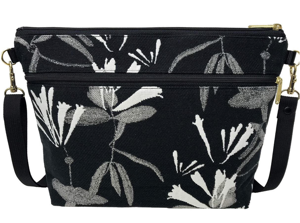 Danny K. Women's Tapestry Bag Shoulder Handbag, Large Zipper Purse Handmade in the USA