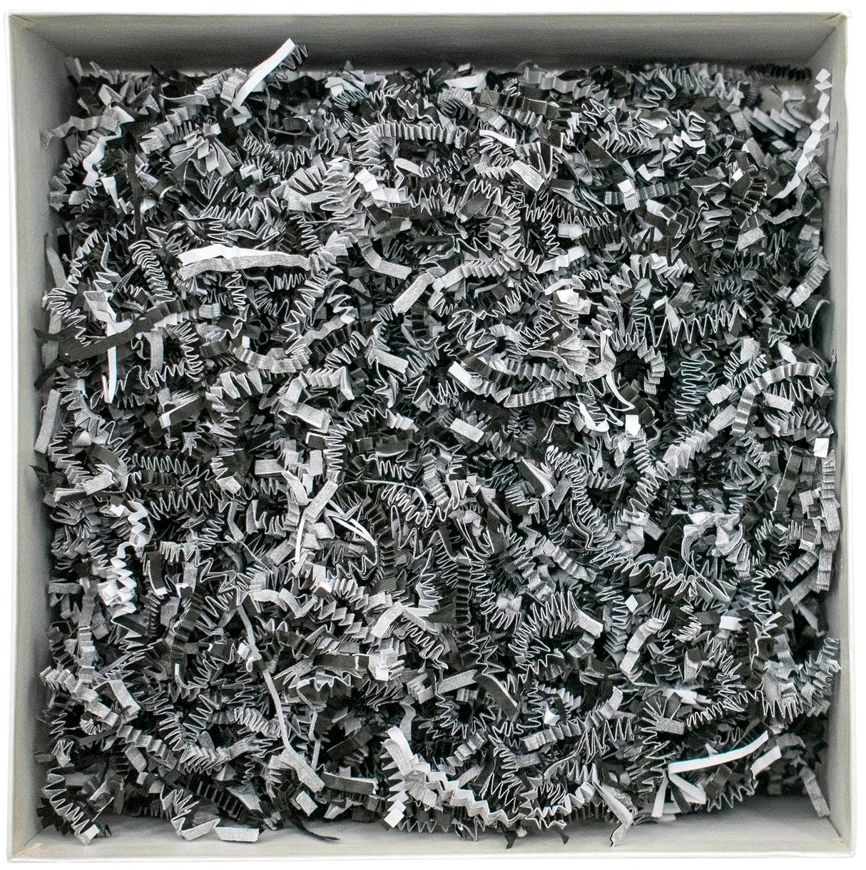 Stephanie Imports Made In USA 3-Ply Crinkle Cut Shredded Paper 2 lbs (Red & Green Christmas Mix)