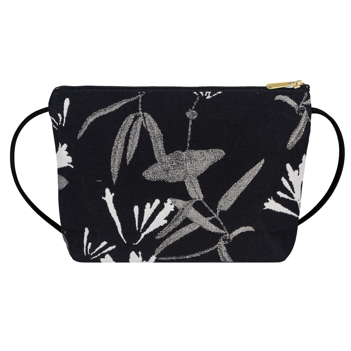 Danny K. Women's Tapestry Zipper Purse Crossbody Handbag, Adjustable Cord, Handmade in USA