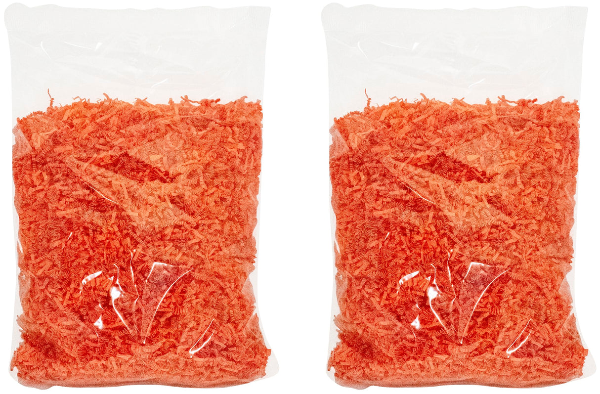 Stephanie Imports Made In USA 3-Ply Crinkle Cut Shredded Paper 2 lbs (Red & Green Christmas Mix)