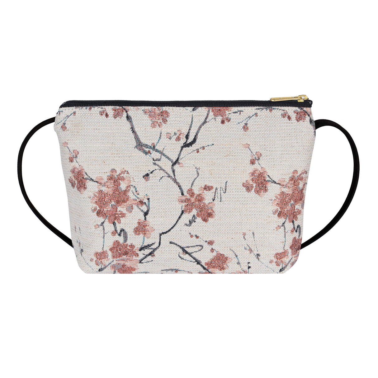 Danny K. Women's Tapestry Zipper Purse Crossbody Handbag, Adjustable Cord, Handmade in USA