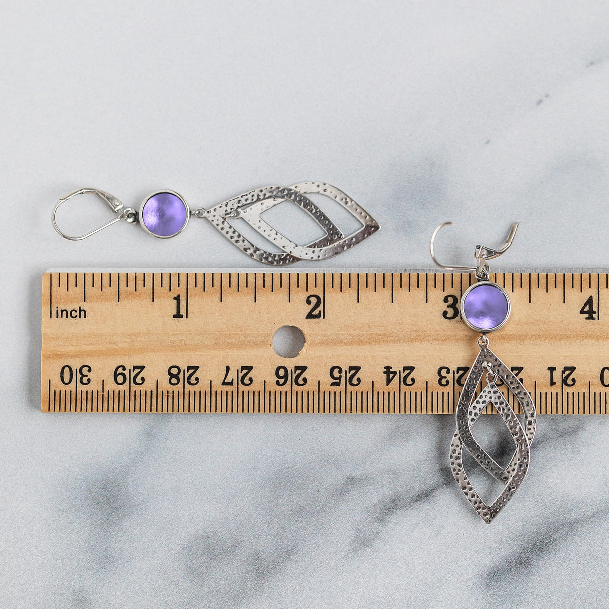 Bottled Up Designs Handmade Recycled Antique Glass and Sterling Silver Cascade Earrings (Olive Wine Bottle)