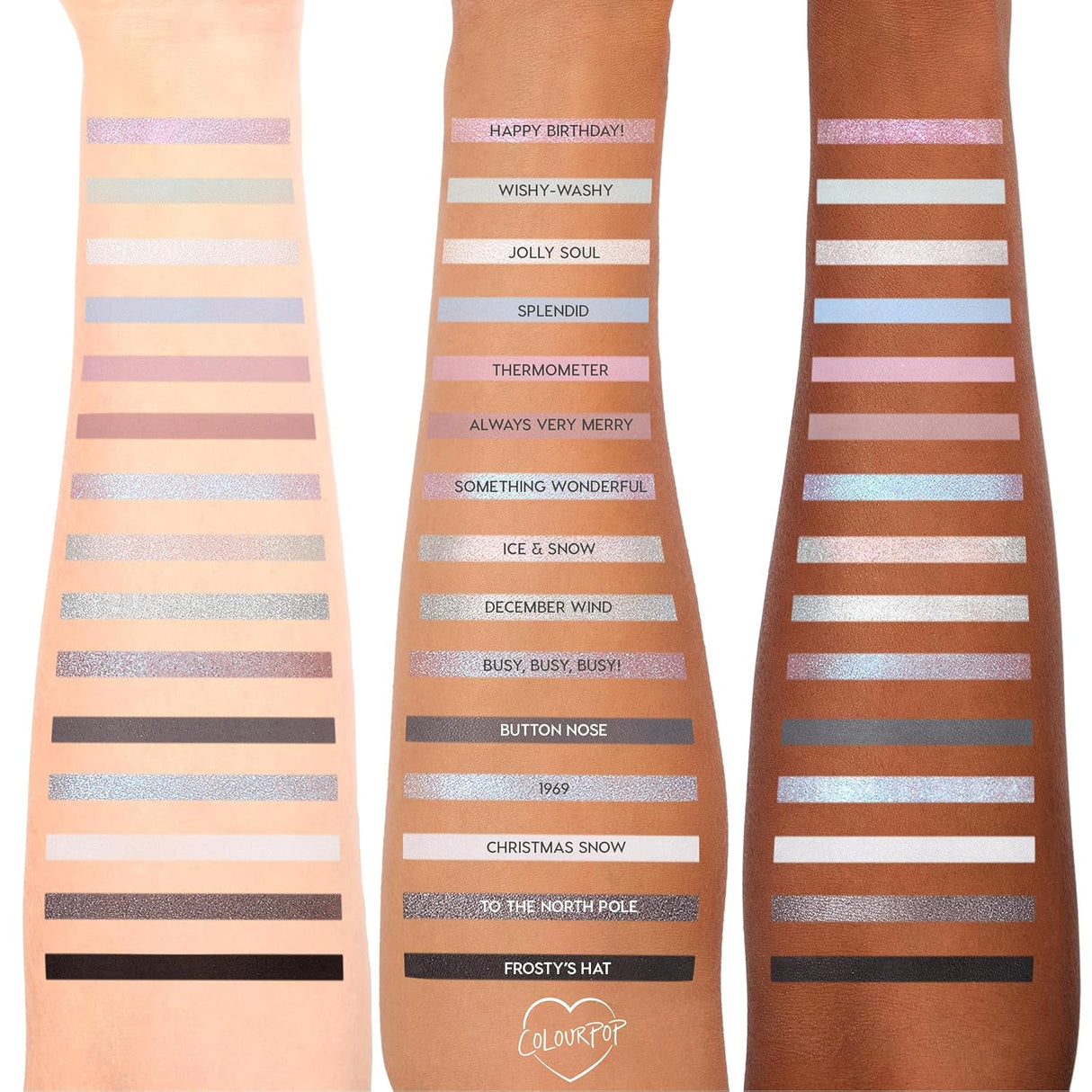 ColourPop Frosty the Snowman x ColourPop Eyeshadow Palette