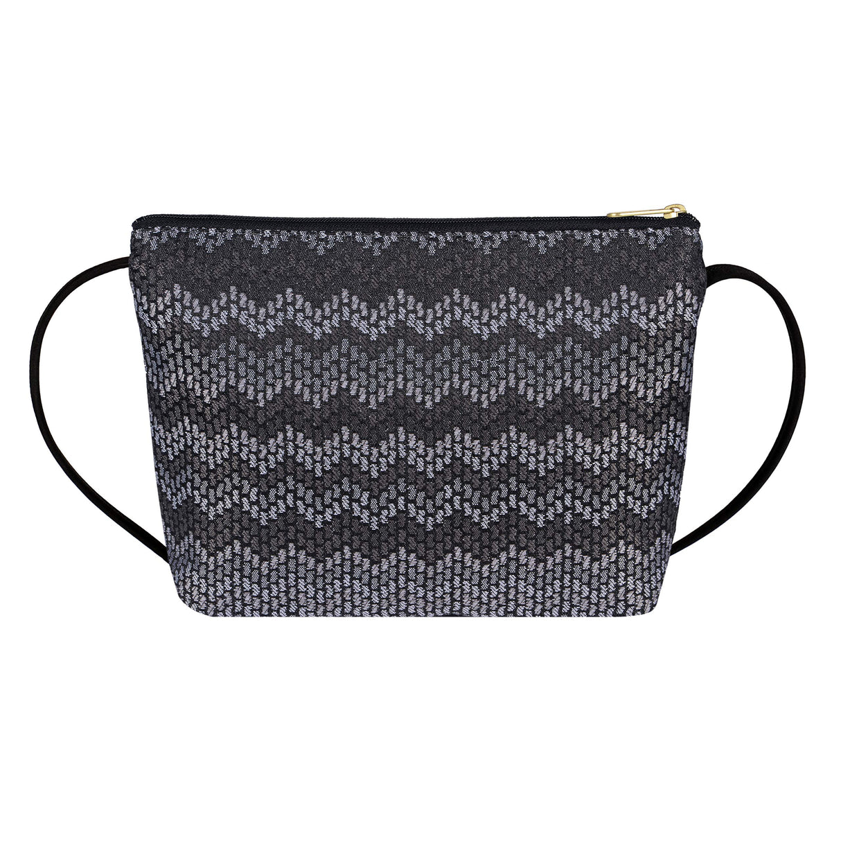 Danny K. Women's Tapestry Zipper Purse Crossbody Handbag, Adjustable Cord, Handmade in USA