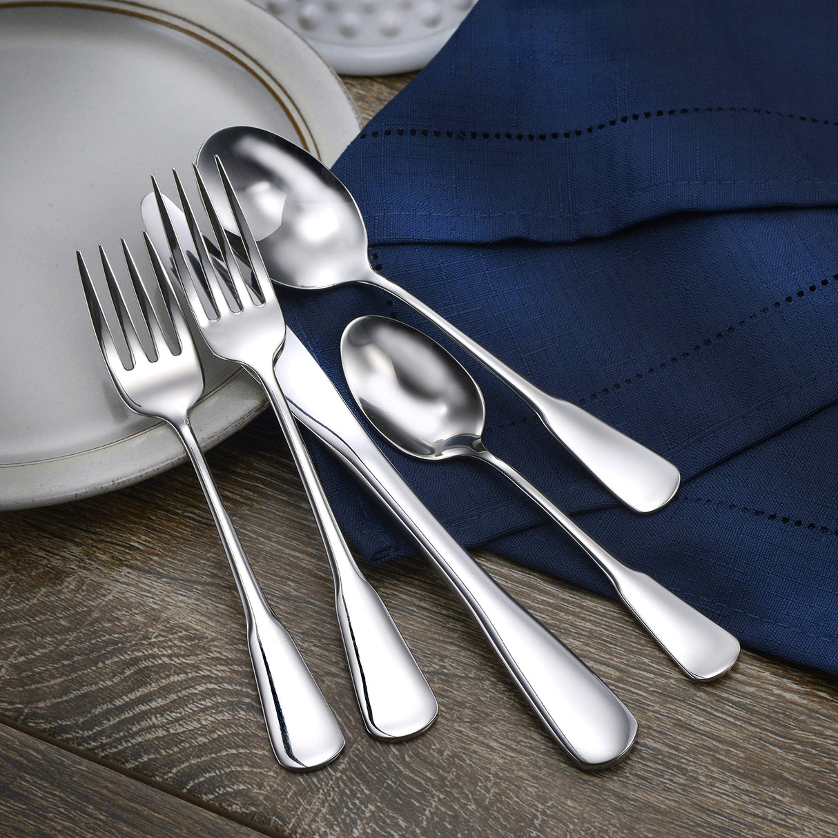 Liberty Tabletop Susanna 65 Piece Flatware Set for 12 MADE IN USA